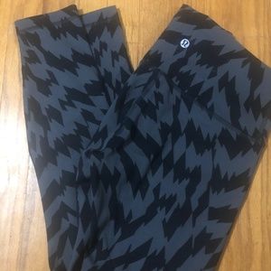 Lululemon Wunder Train Patterned Leggings